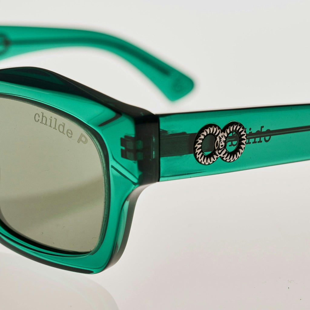 FOLSOM Deep Teal Green | Green Polarised Bio Lens