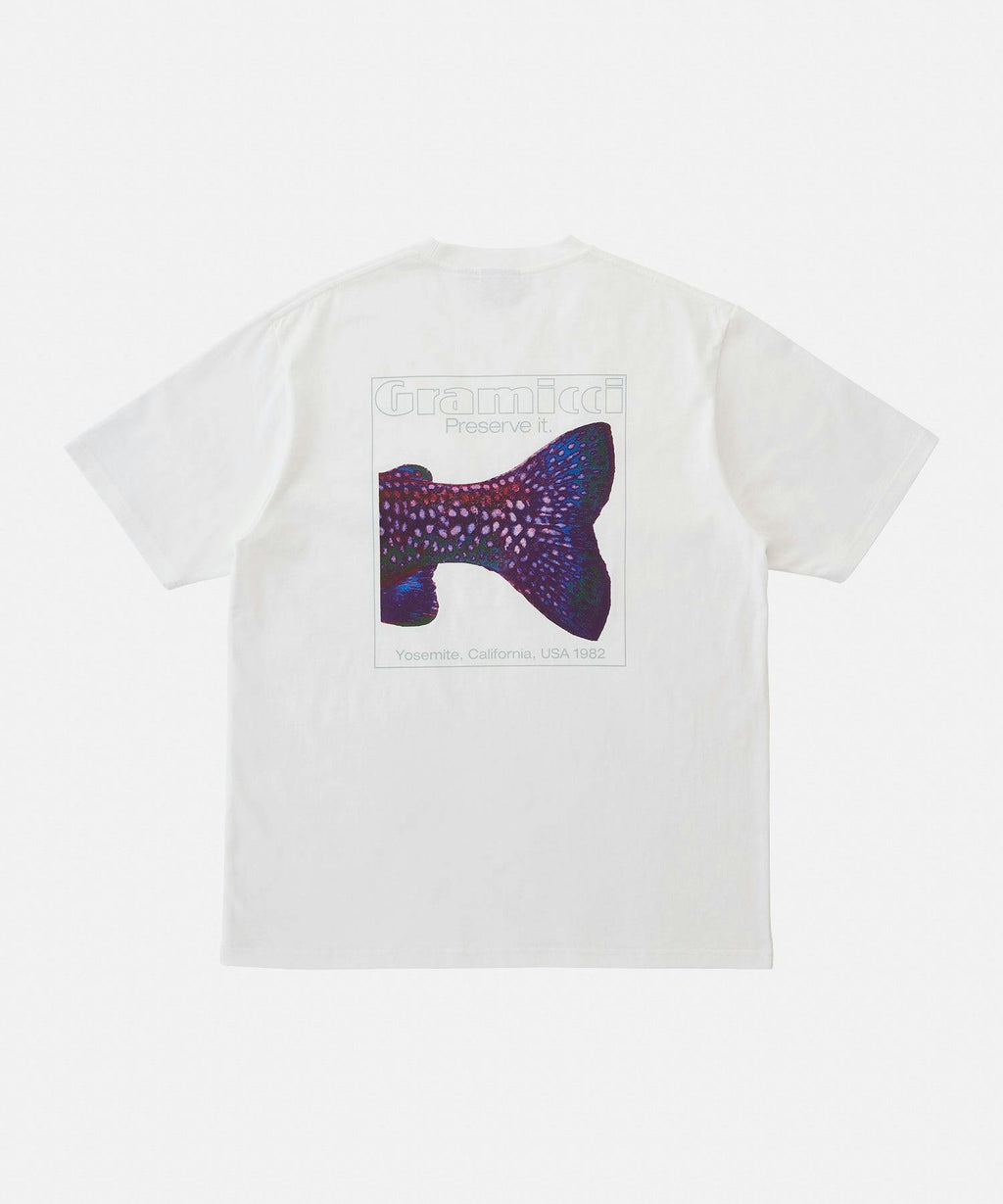 Gramicci Trout Tail Tee in White