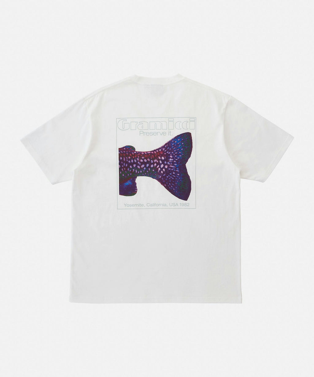 Gramicci Trout Tail Tee in White