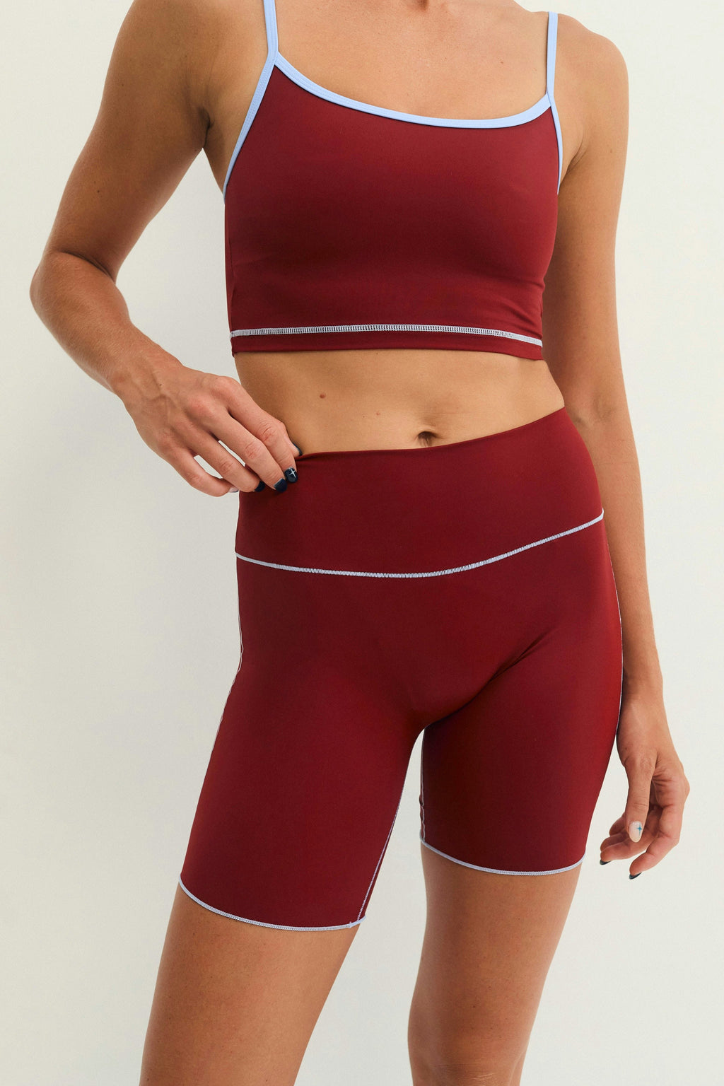Bike Shorts- Merlot