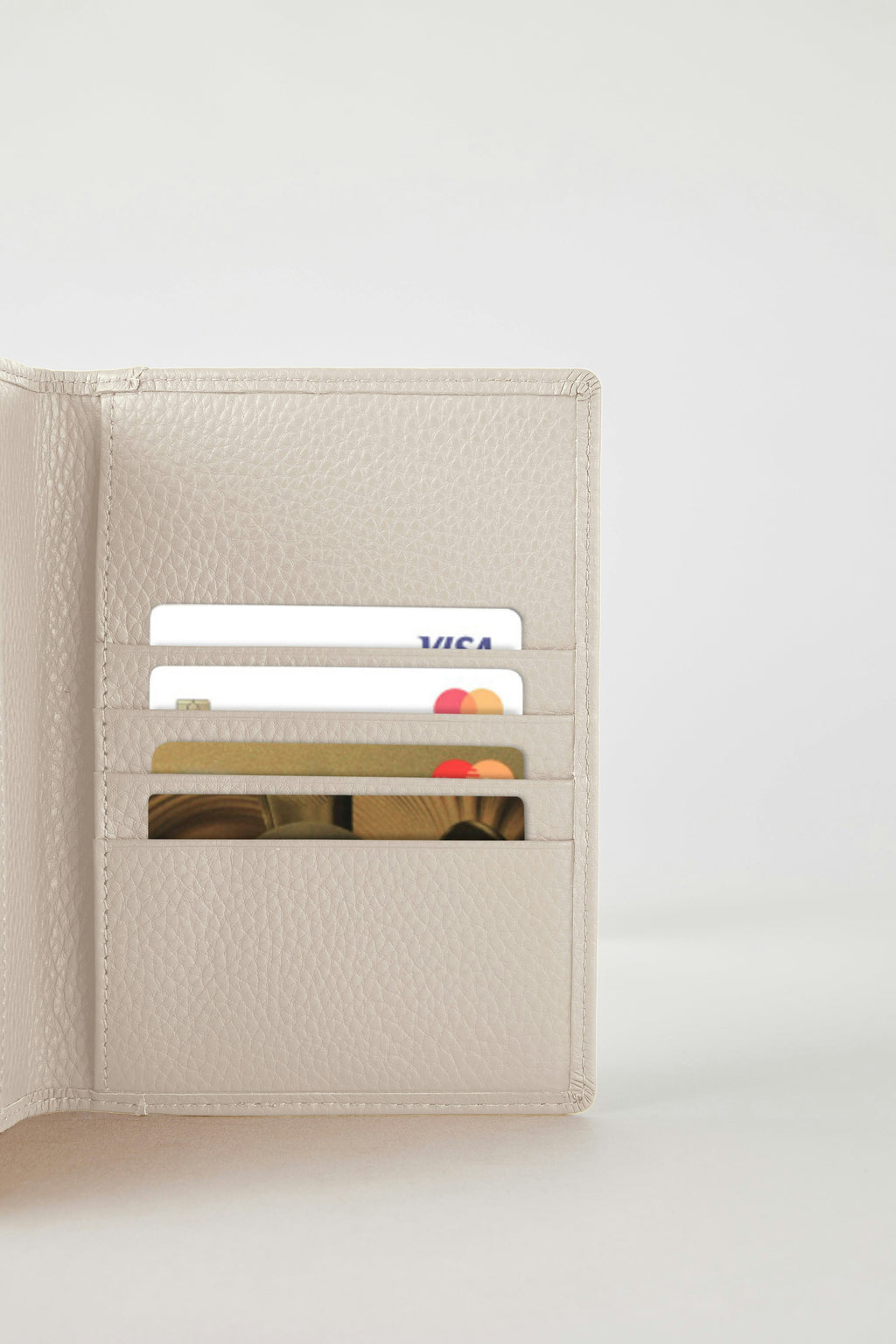 Luxury Leather Passport Wallet | White