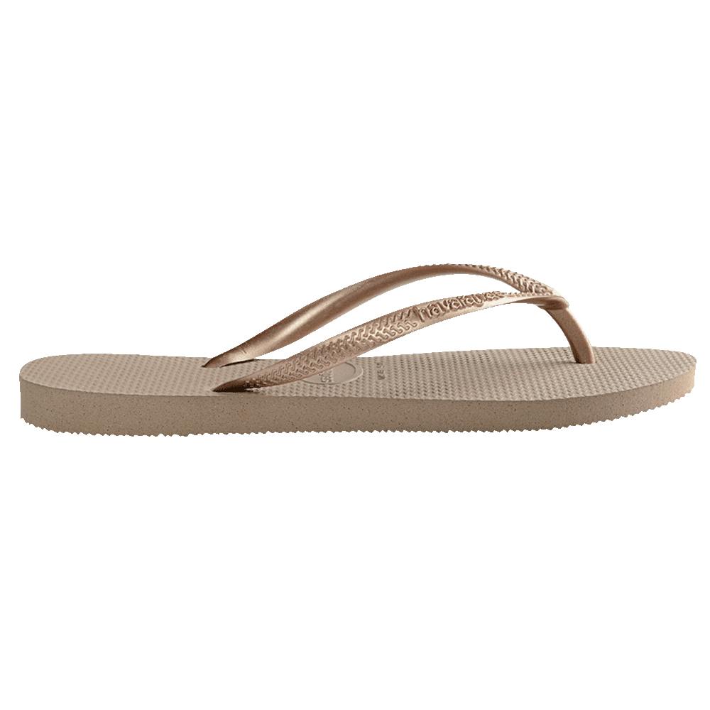 Slim Metallic Thongs