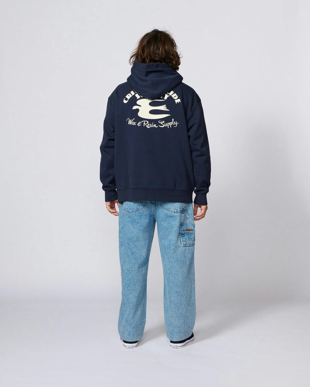 Wax Hoodie - Navy