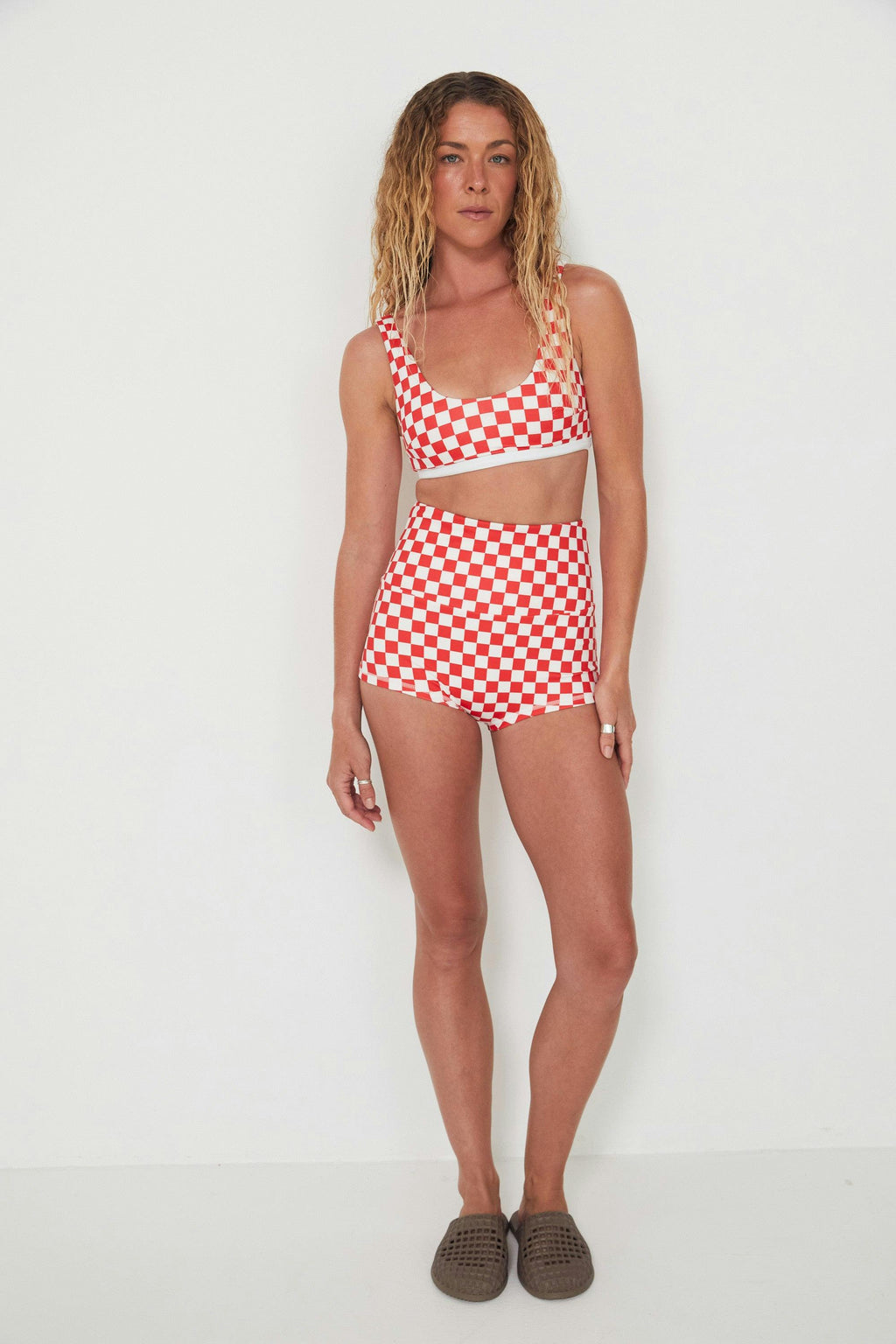 Bralette - Chilli Checkers