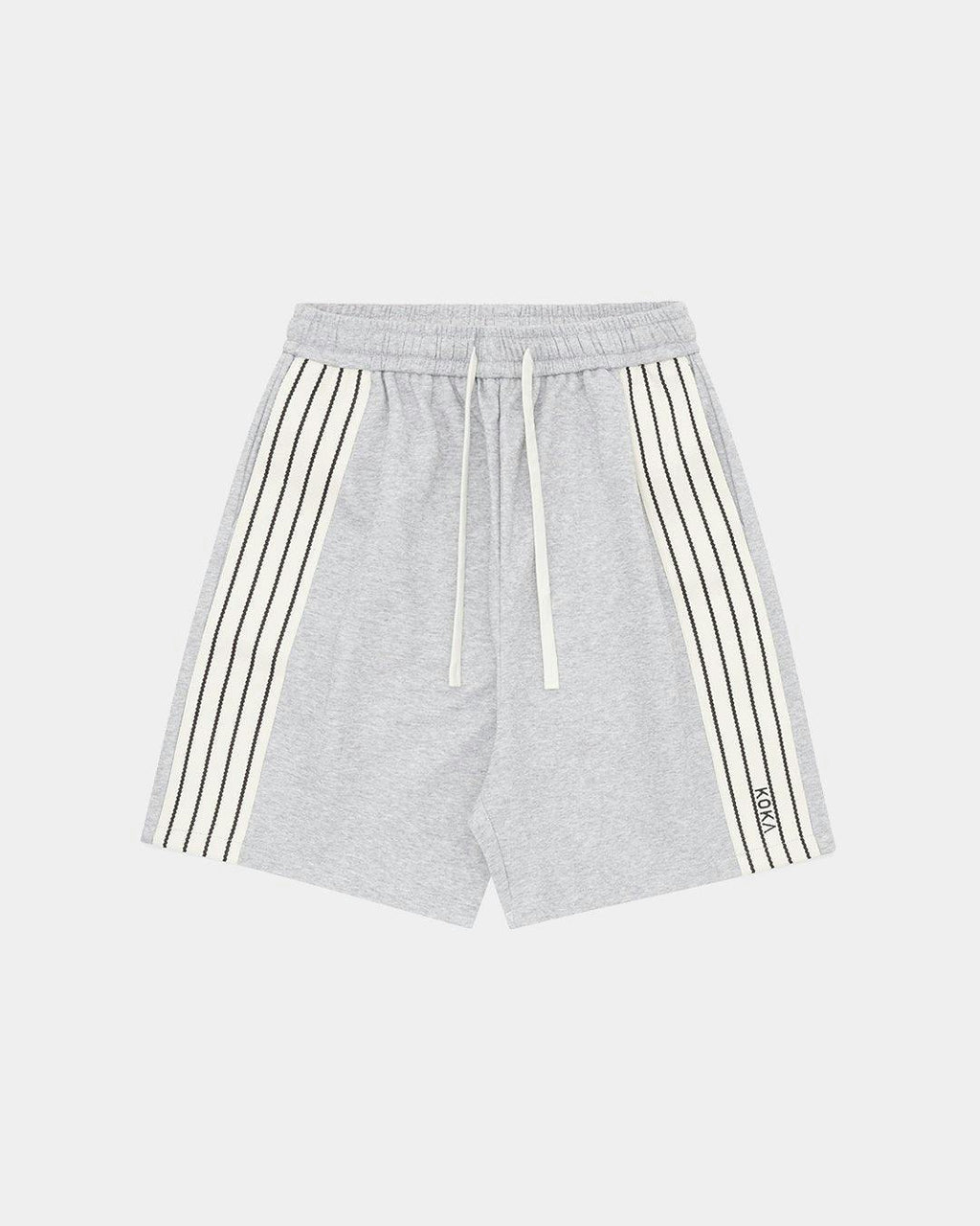 Premium Stripe Shorts // GREY