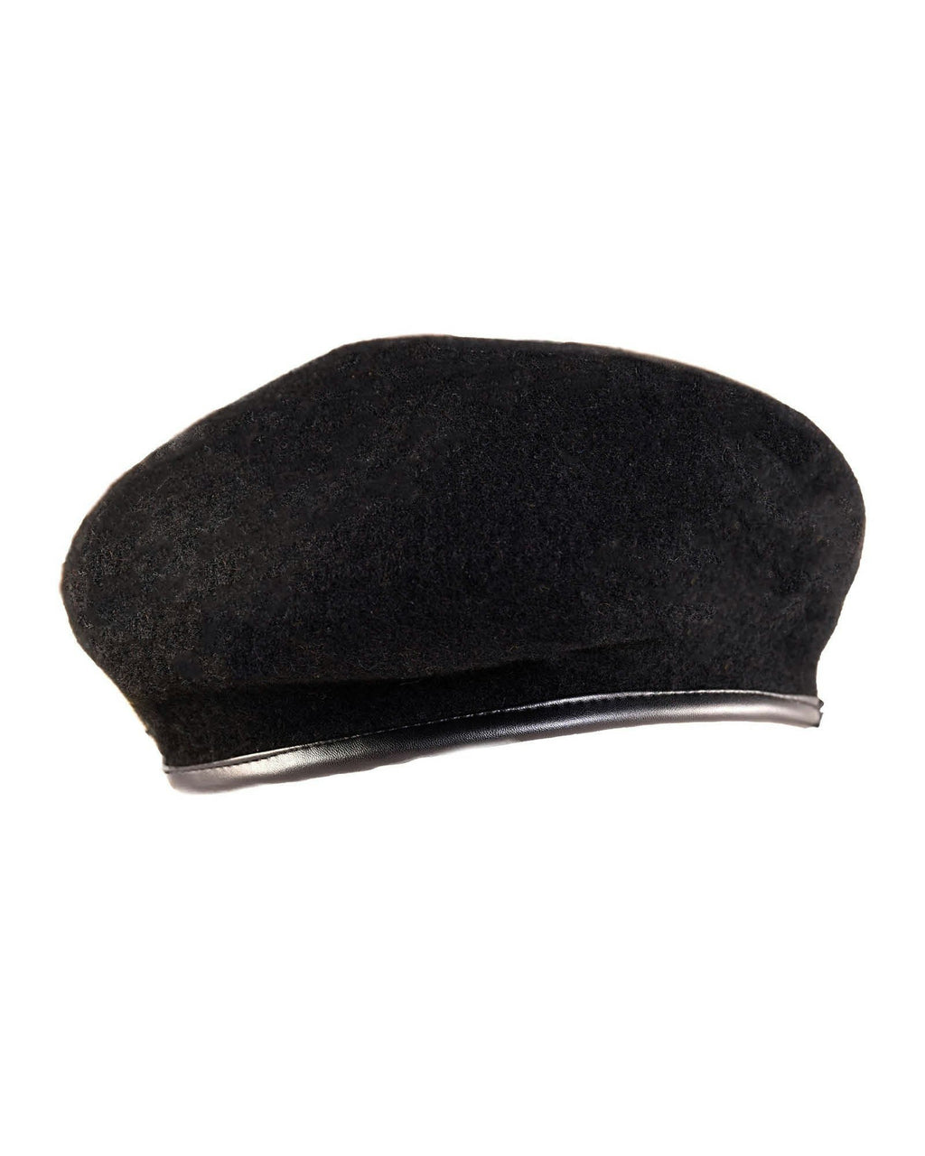 The Château Beret – Black Wool French Artist Hat