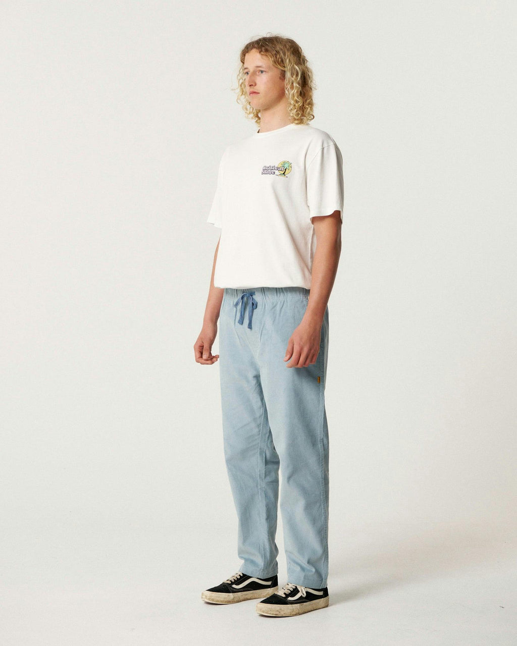 All Day Cord Pant - Dusty Blue