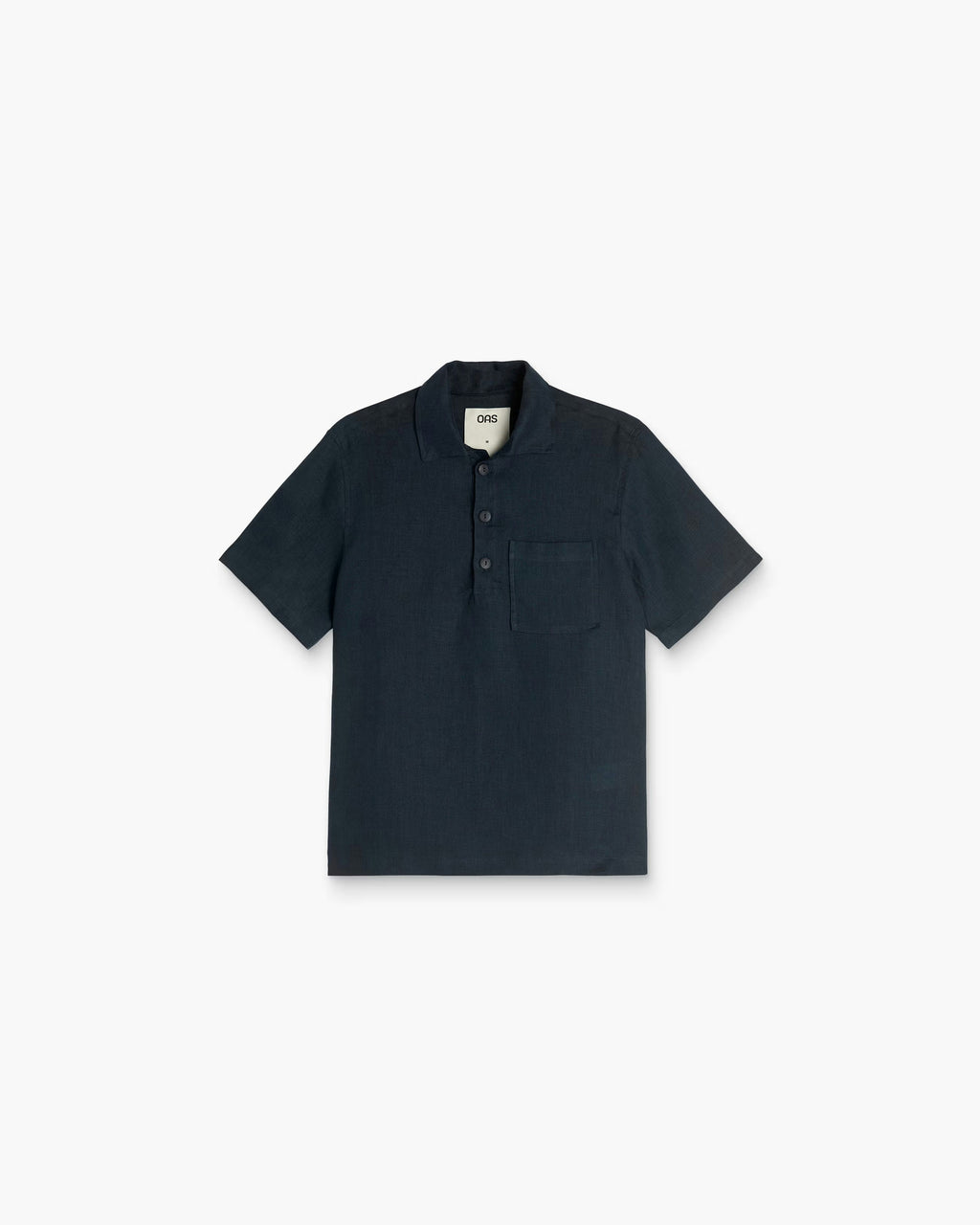 OAS Girona Linen Shirt in Dark Navy