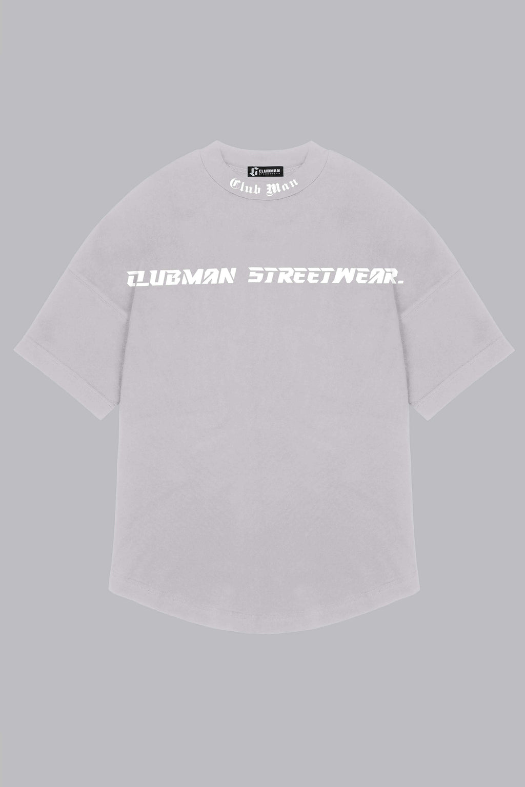 CLUBMAN Oversized 'Silver Script' T-shirt