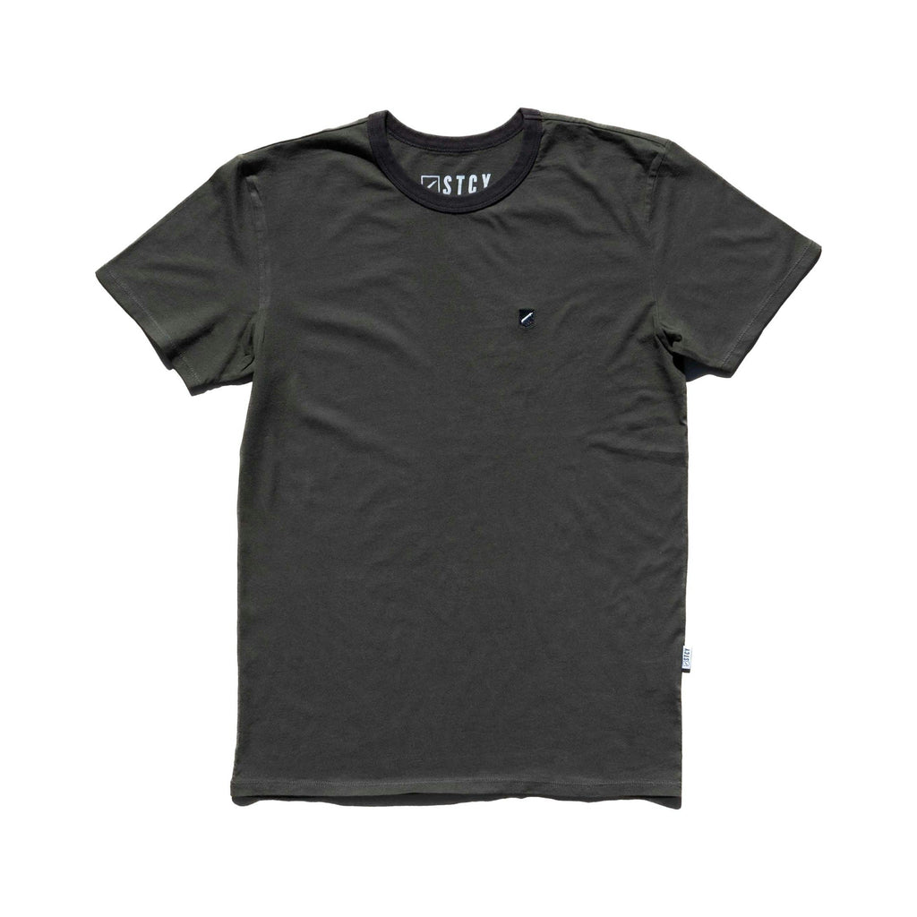 SHIELD RINGER TEE / ARMY
