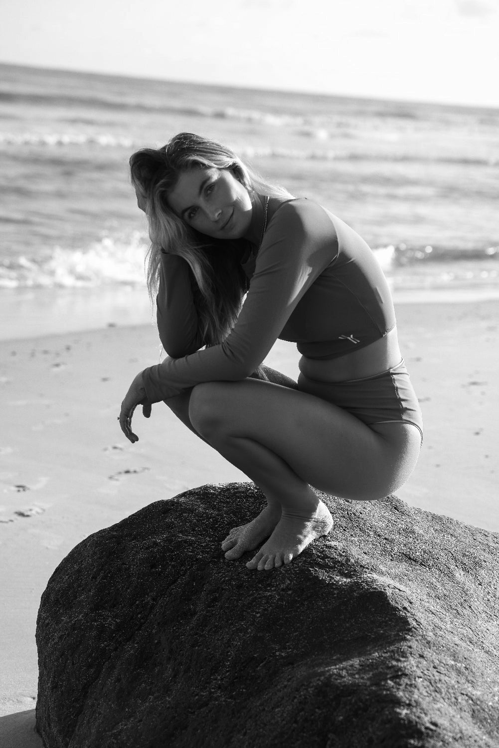 High Waist Bottom Reversible ― Teal / Purple