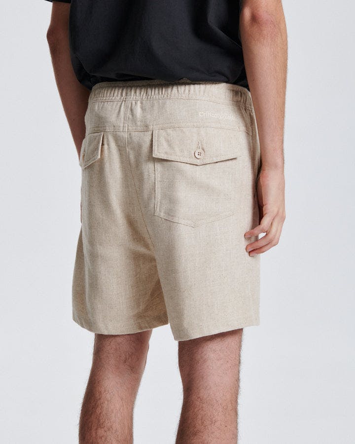 Cruiser Linen Short - Ecru