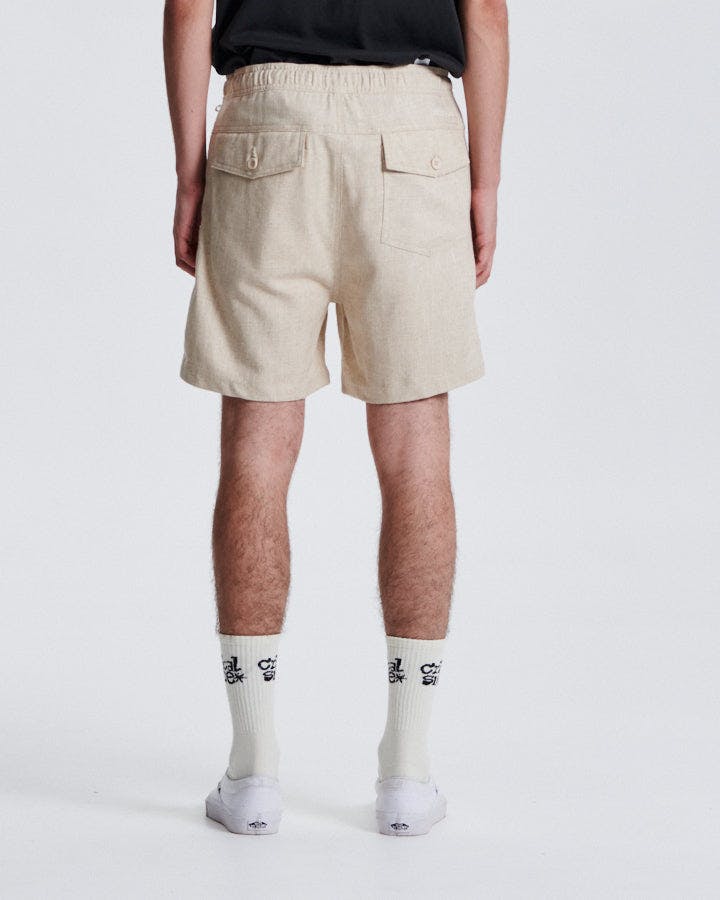 Cruiser Linen Short - Ecru
