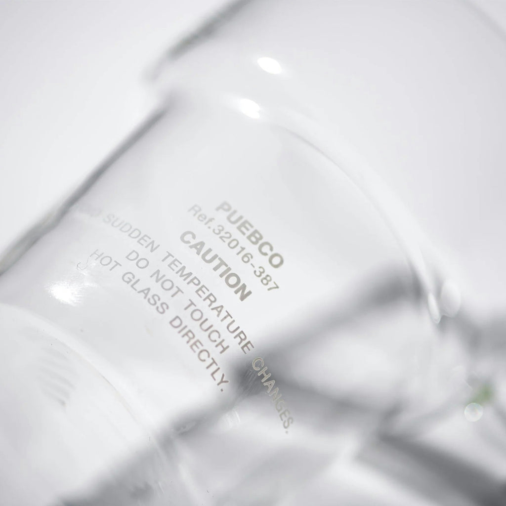 Puebco Borosilicate Glass Mug / Shallow Stacking