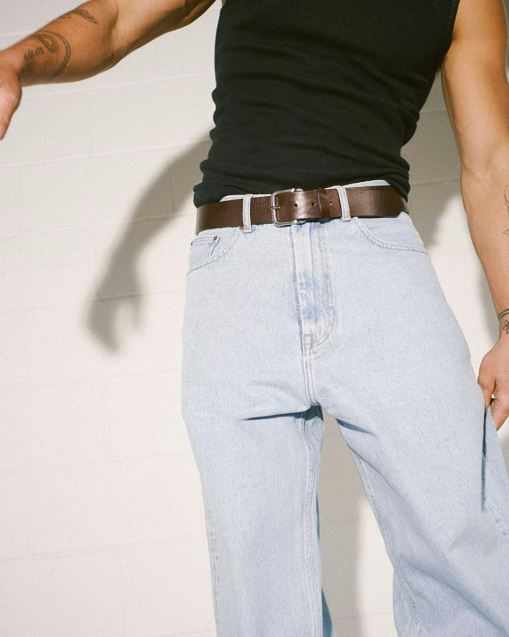 Kobe Baggy Jeans - Stream Light Retro