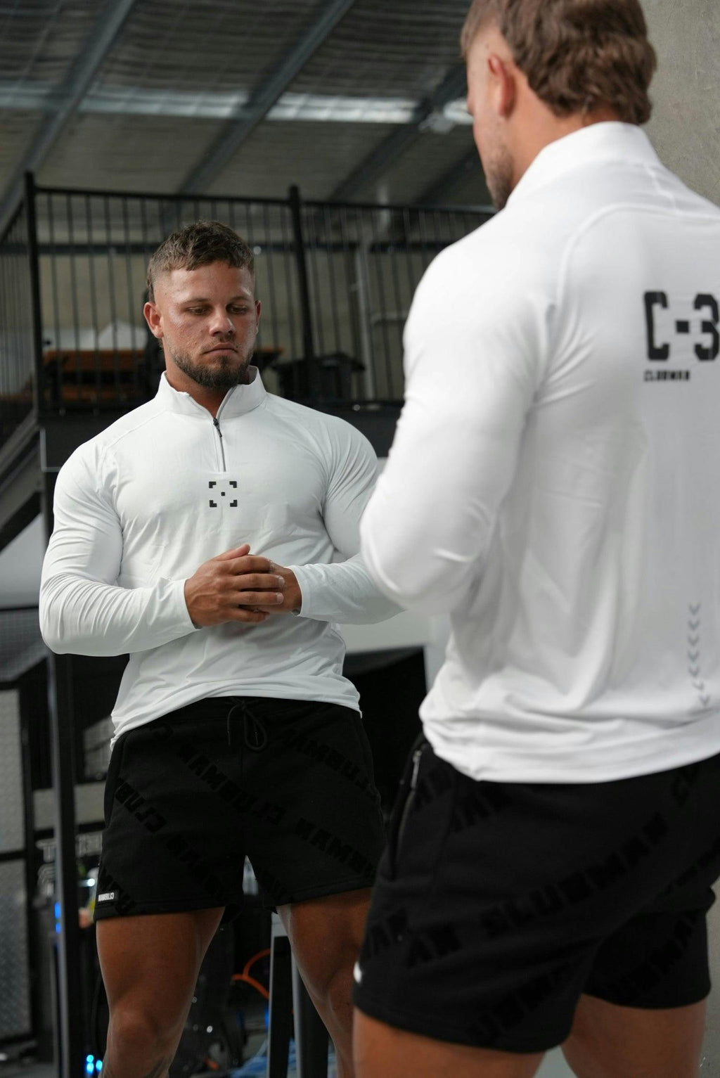 C-365 Elevate Zip Long Sleeve (Model 823303) - White