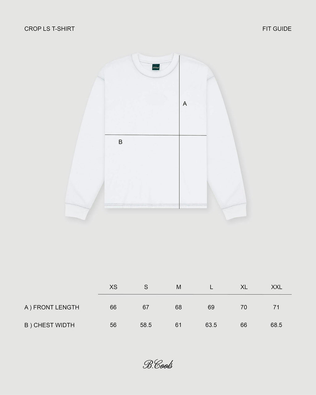 1990 Crop LS T-shirt White