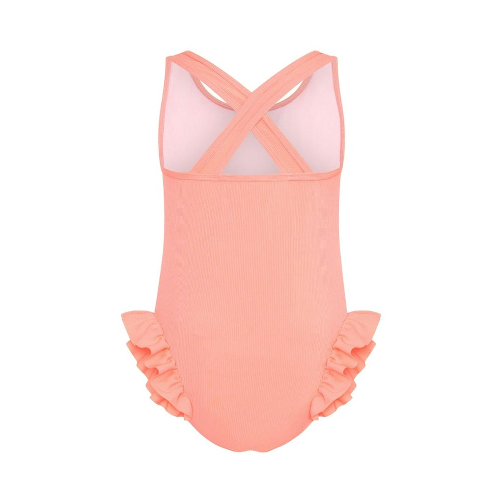 The Isla One Piece - Coral (Rib)