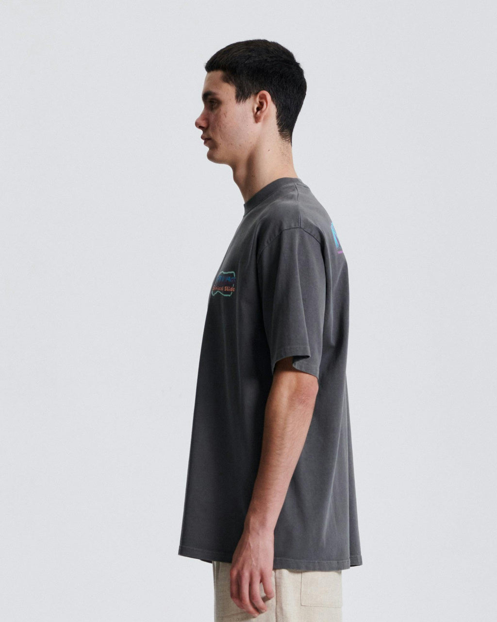 Brainwave Tee - Ashphalt