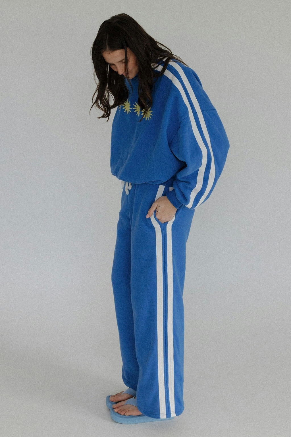 Cloud Sunburst Sweatpants - Blue
