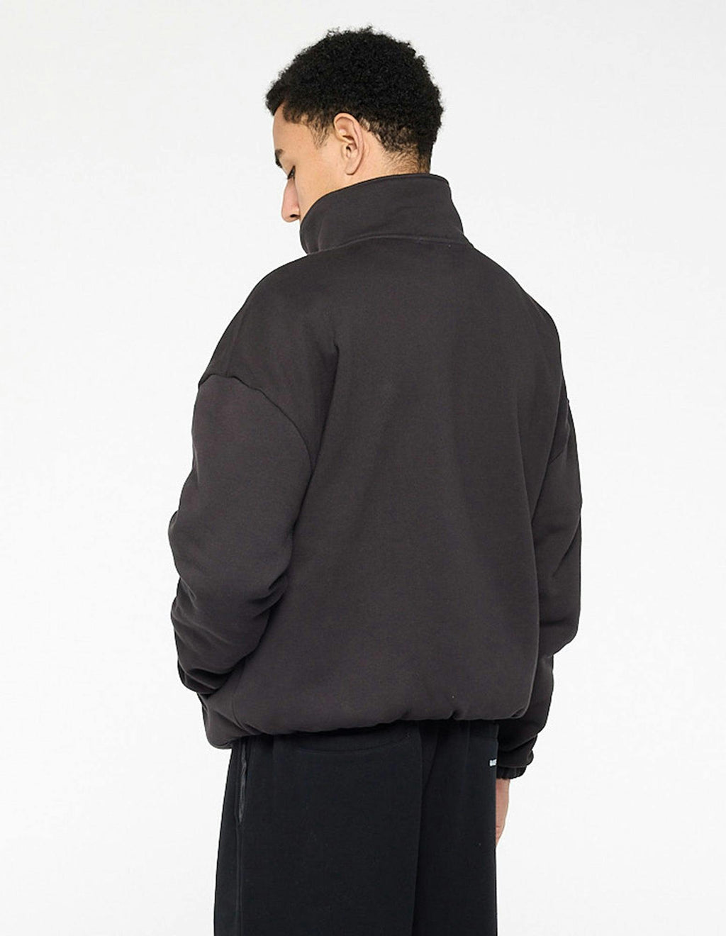 Quarter Zip Jumper - Charcoal