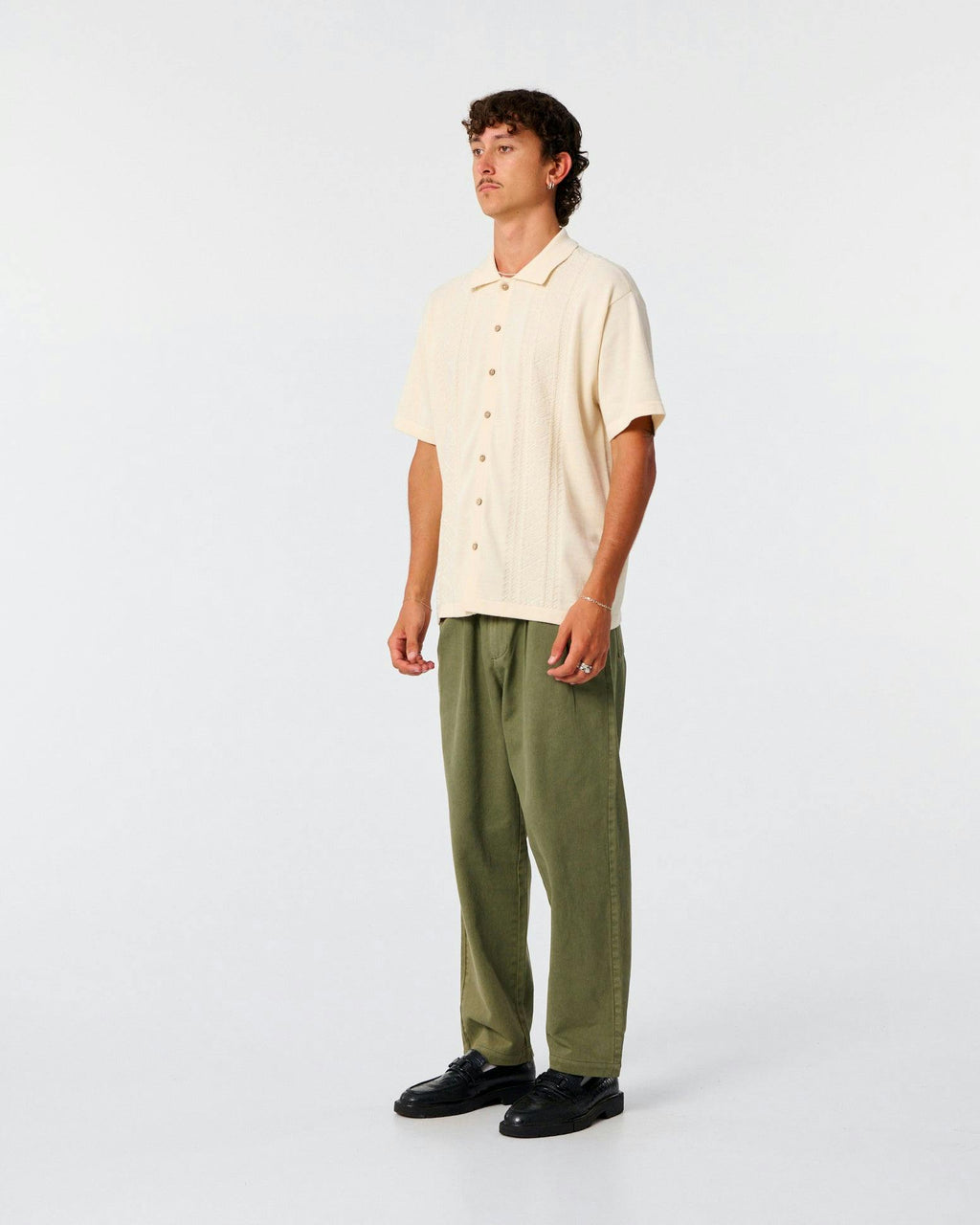 Trader Knit Shirt - Ecru