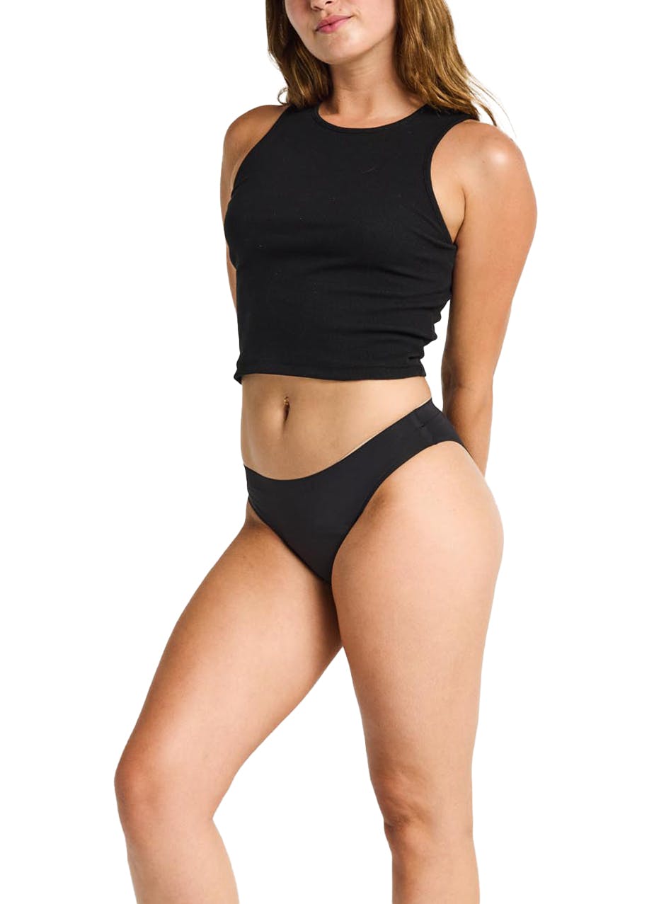 Seamfree Period Bikini Moderate Absorbency Black