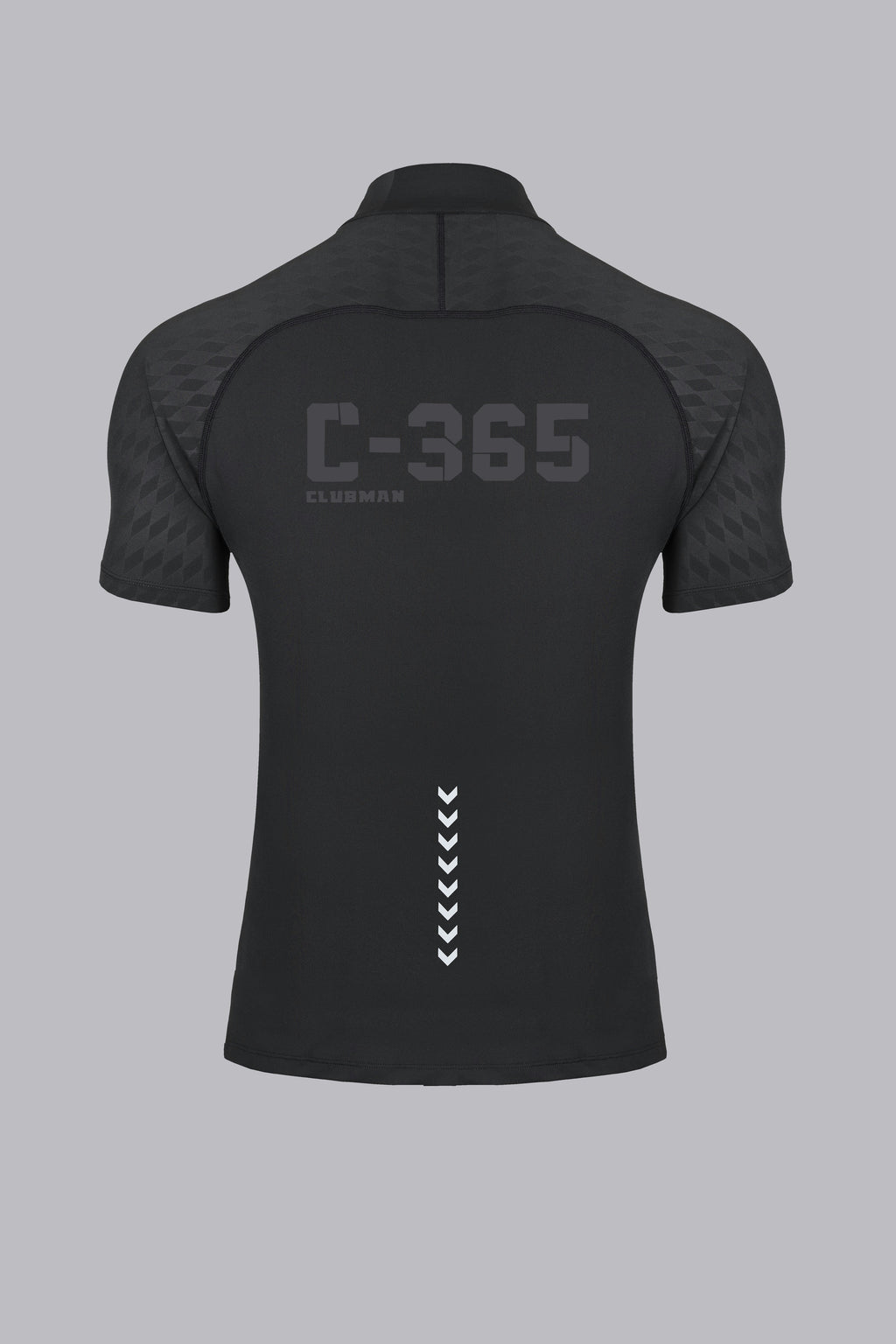 C-365 Motion Zip Tee (Model 823302) - Black