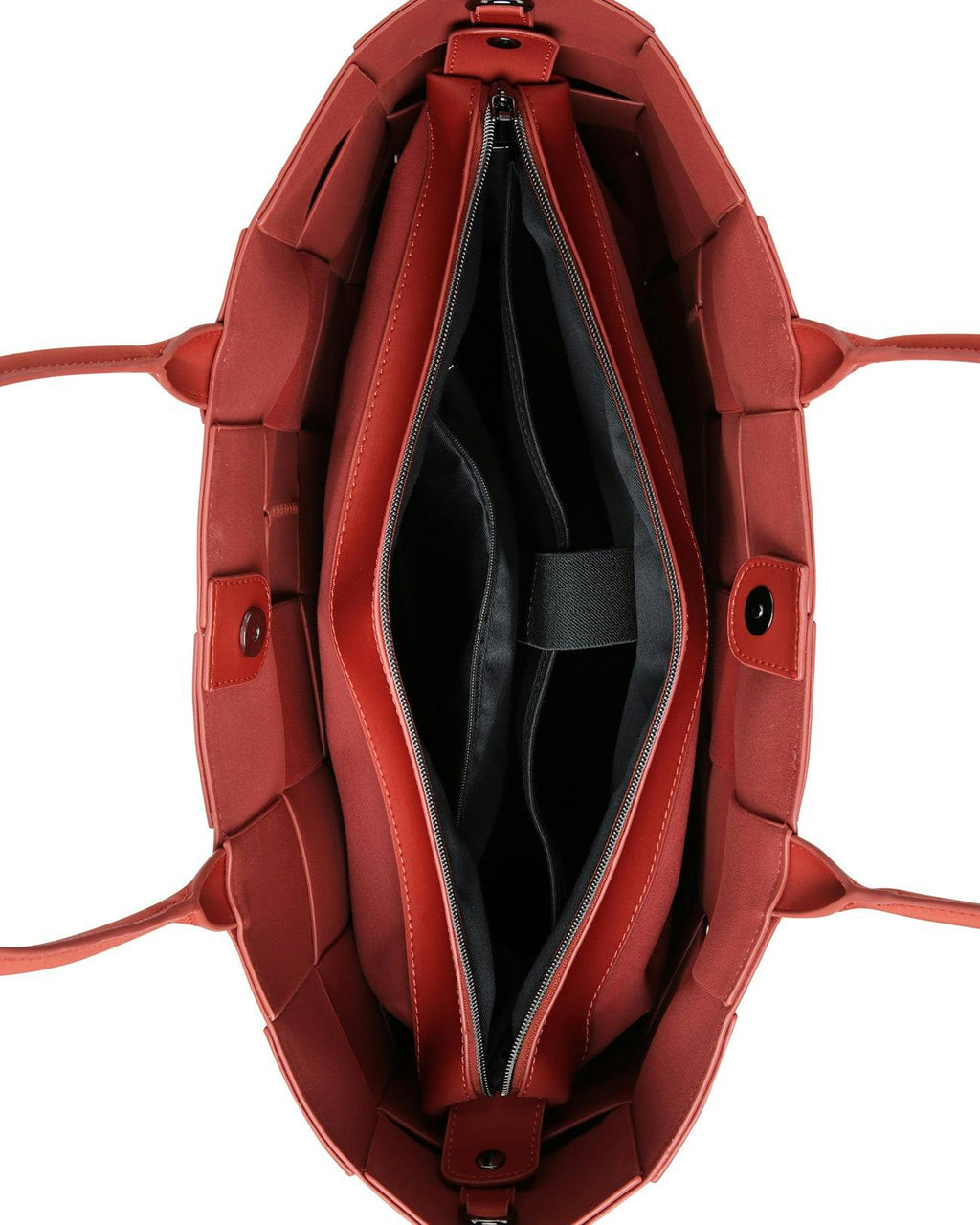 Prene | The Holiday Bag (CHILLI RED) Woven Neoprene Large Tote Bag