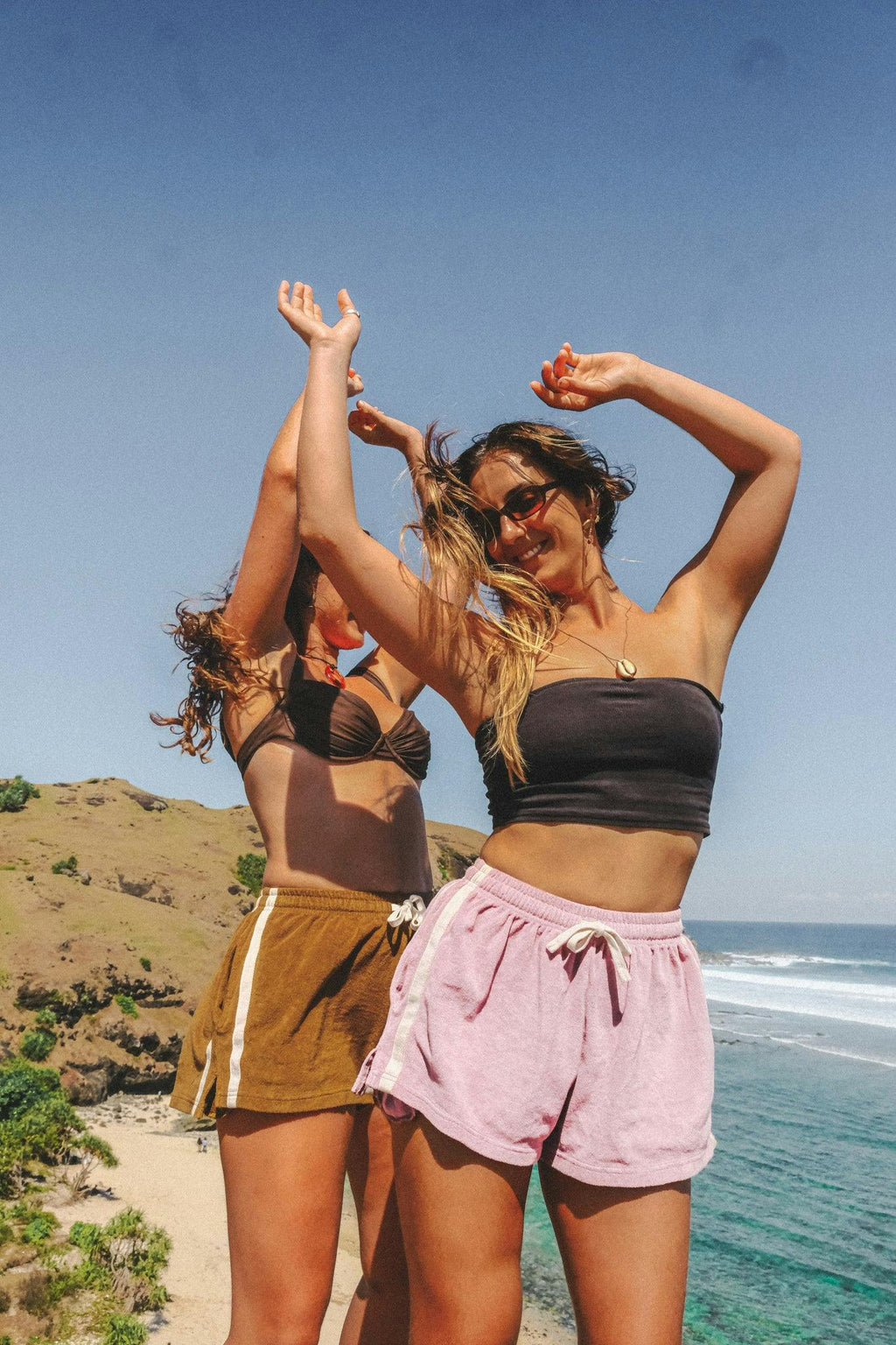 Terry Towelling Shorts Jacaranda