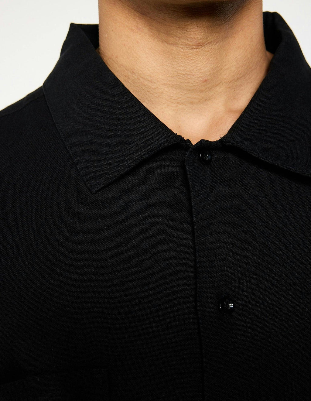 Linen Summer Shirt - Black
