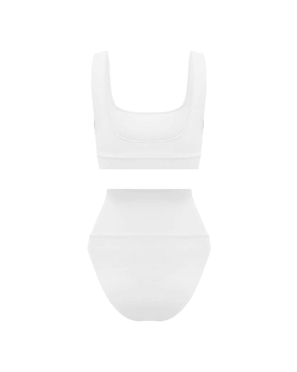 THE CONTOUR CROP TOP - WHITE