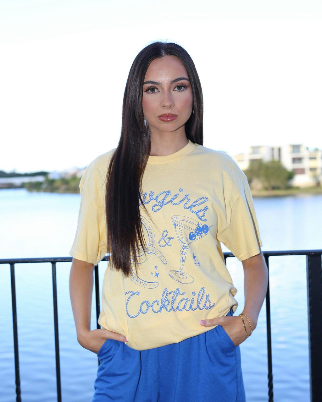 Cowgirls & Cocktails Tee
