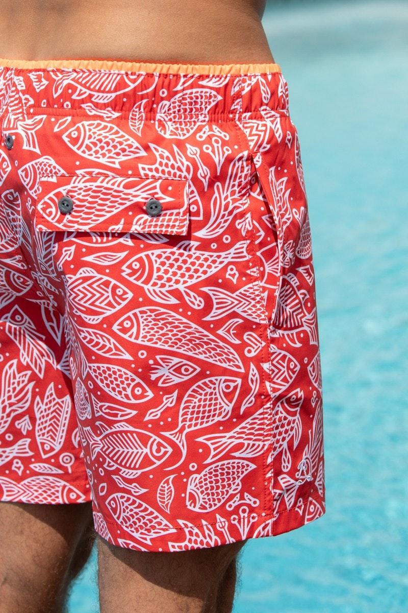Barbados Coral Swim Shorts