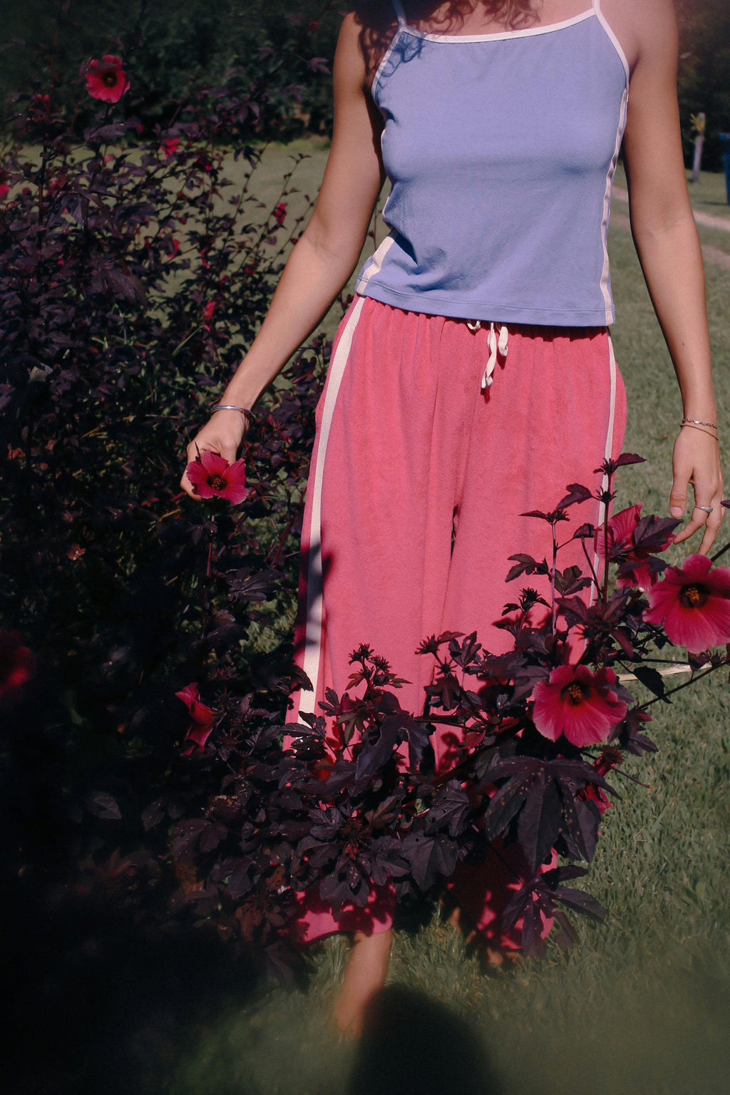 Sporty Crop Top in Lavender