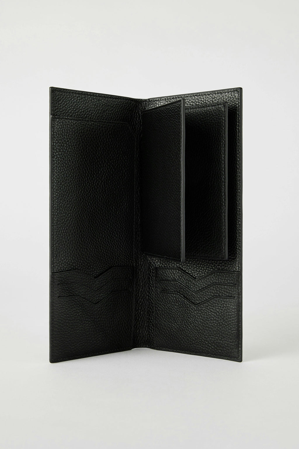 Leather Travel Wallet | Black