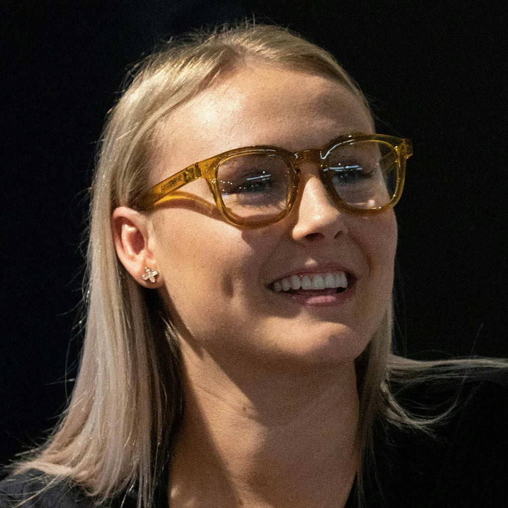 Havana - Blue Light Gloss Honey Frame Glasses