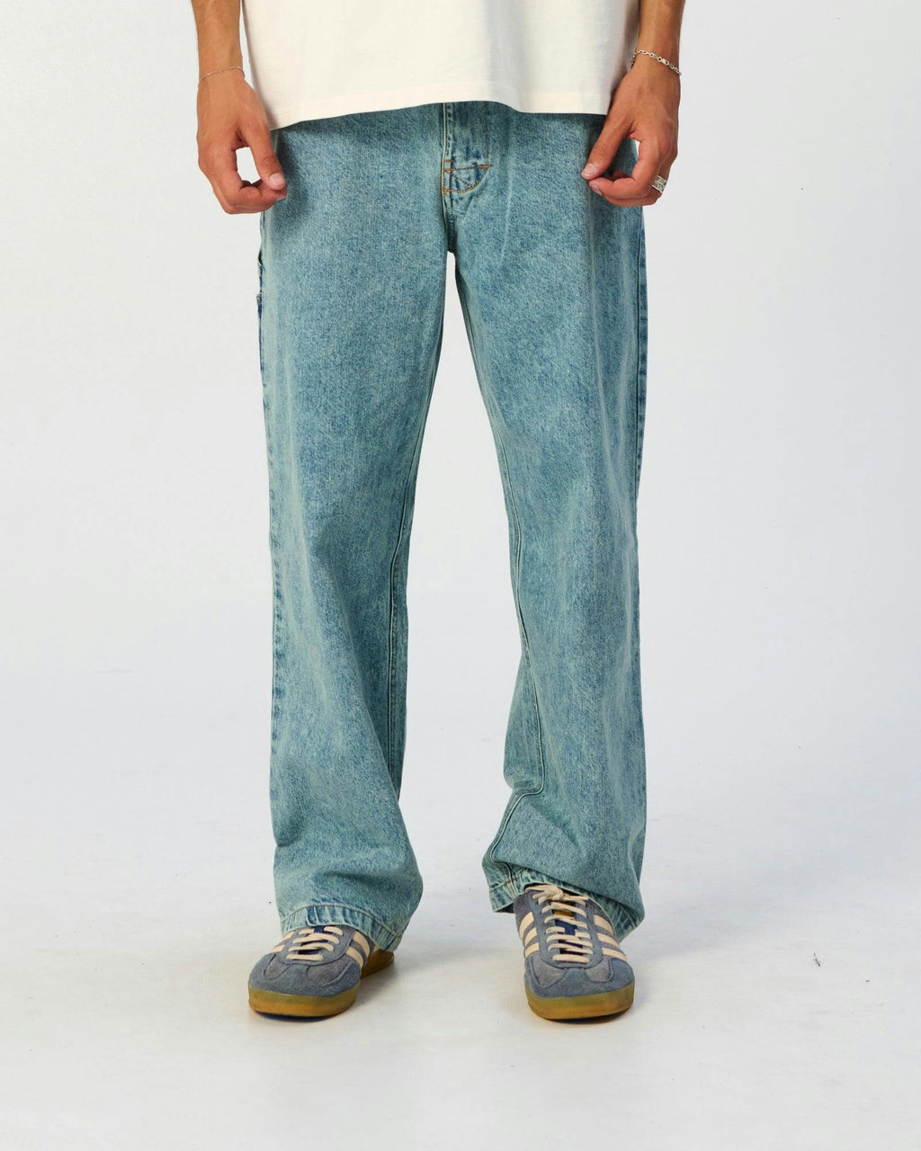 Peaty 5 Pocket Denim Jean - Blue
