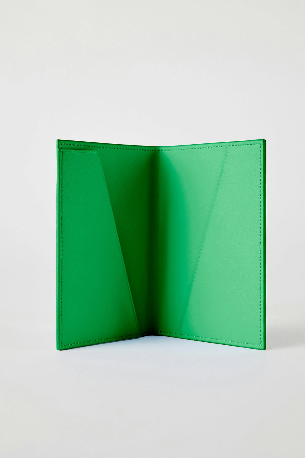 Leather Passport Holder | Green