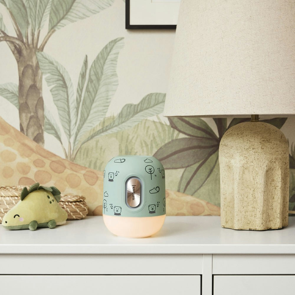 Kreafunk Kids Glowie Bluetooth Speaker W/ Light - Dusty Green