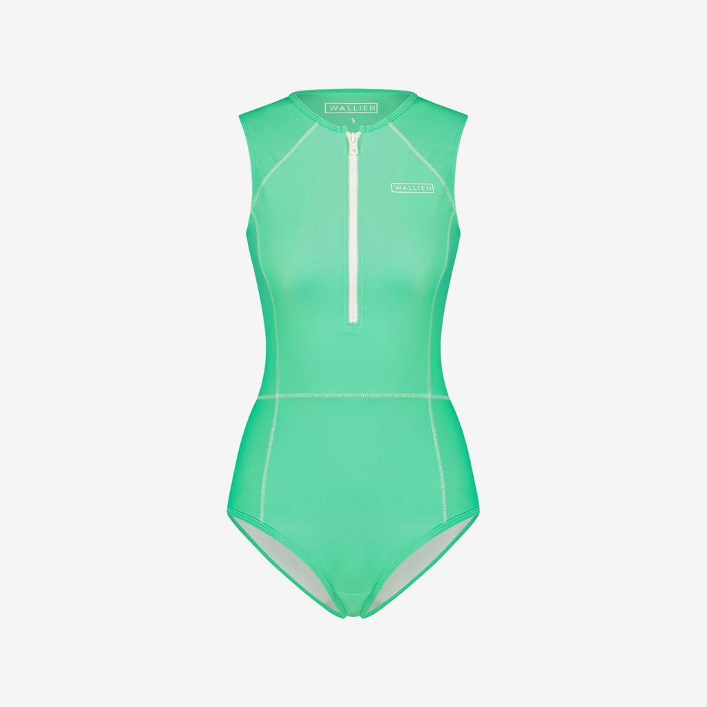 One Piece Swimsuit Full Coverage - Aquamarine