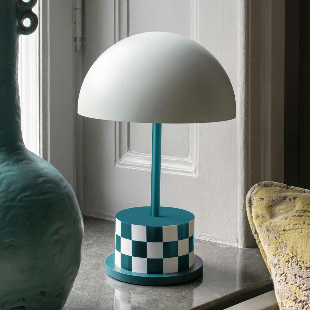 Printworks Portable Lamp - Riviera - Checkers