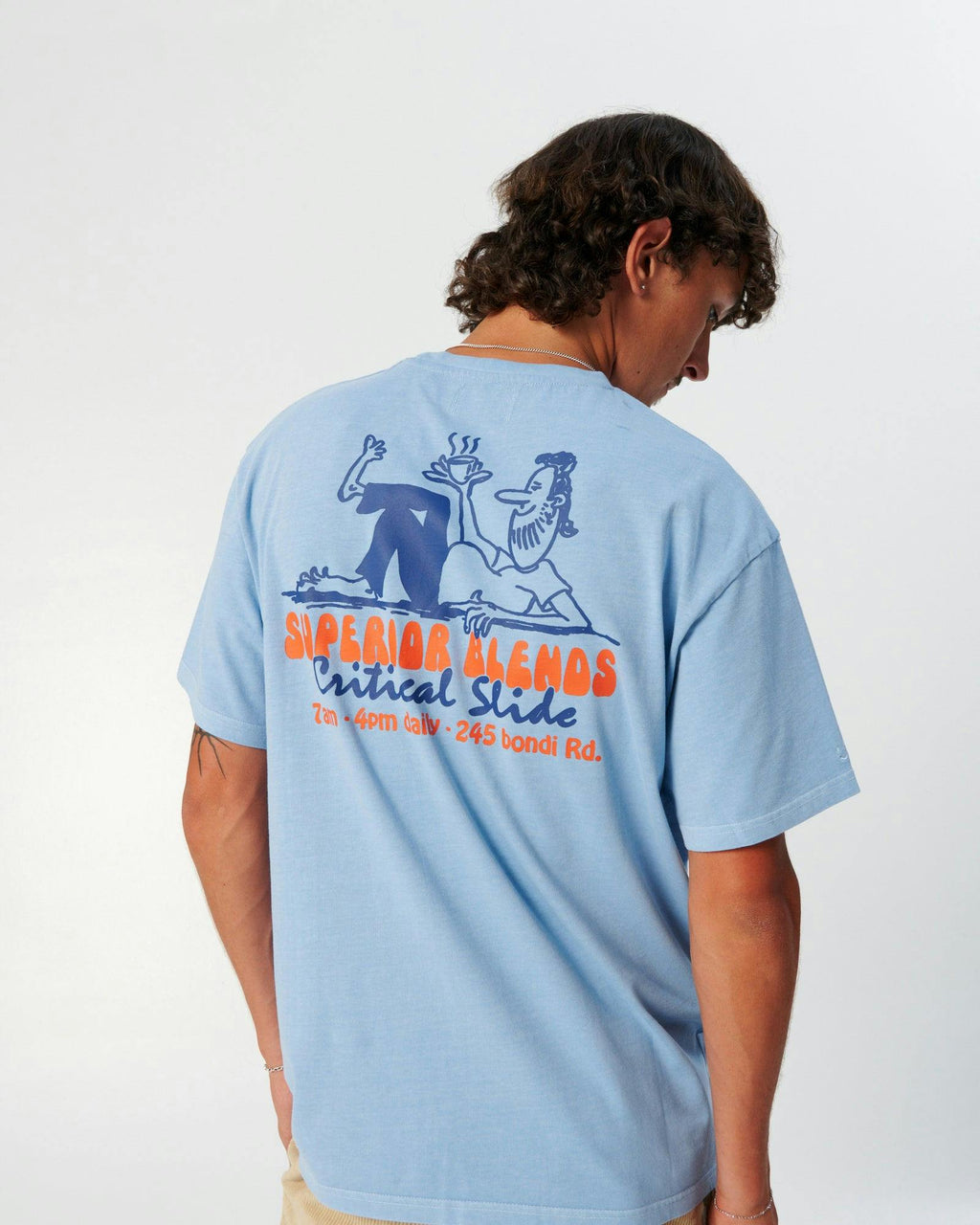 The Blends Tee - Powder Blue