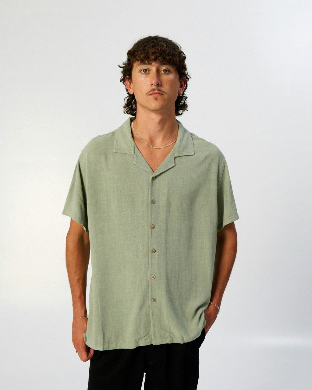 Ernie Resort Shirt - Seagrass
