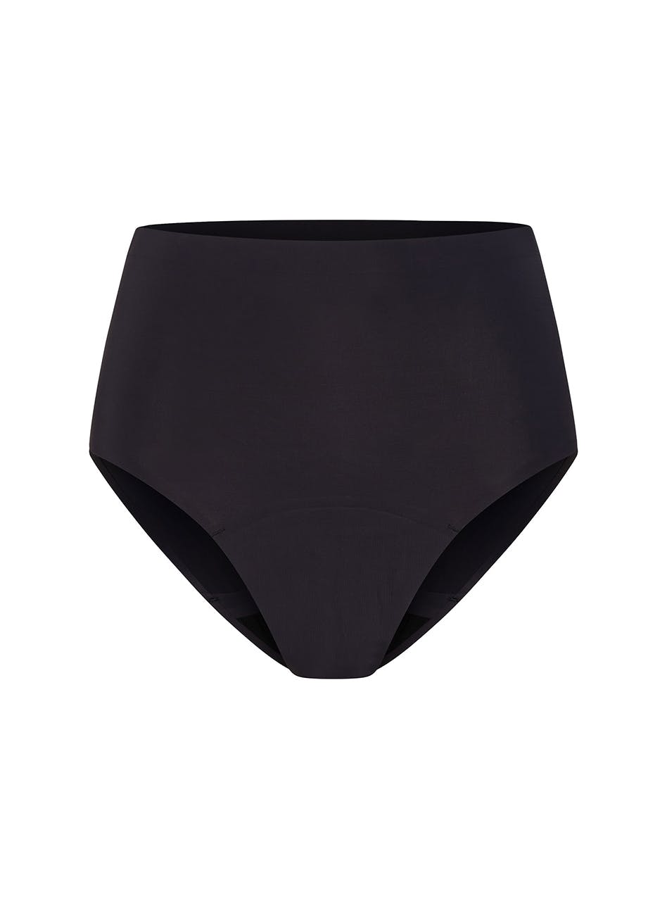 Seamfree Period Underwear Full Brief Super Absorbency Black
