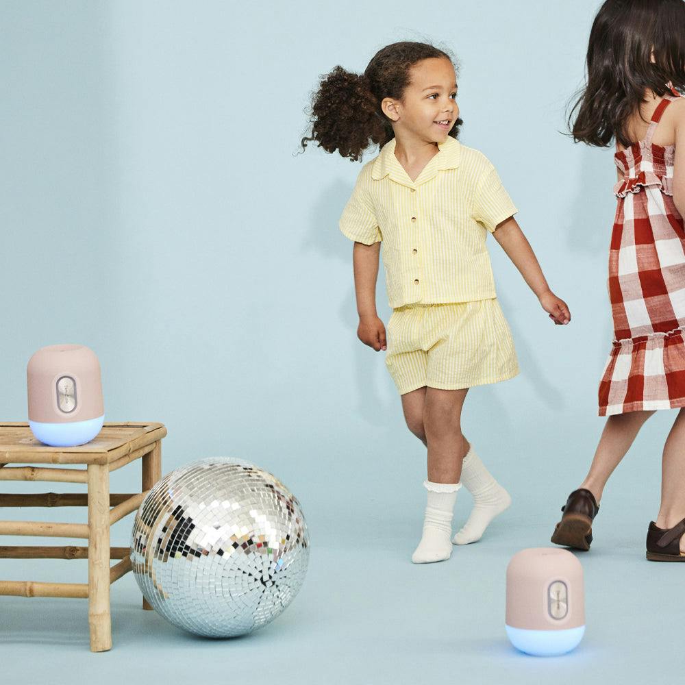 Kreafunk Kids Glowie Bluetooth Speaker W/ Light - Dusty Rose