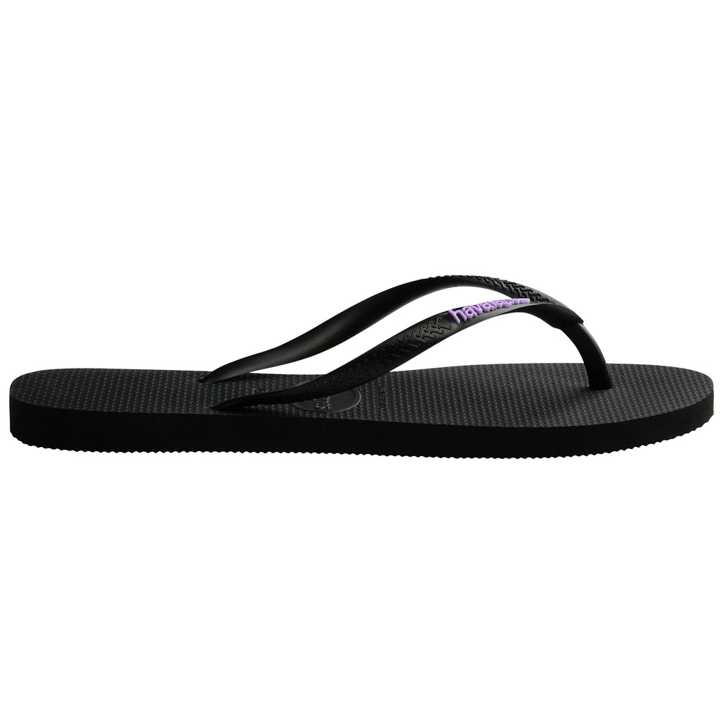 Slim Rubber Logo Thongs