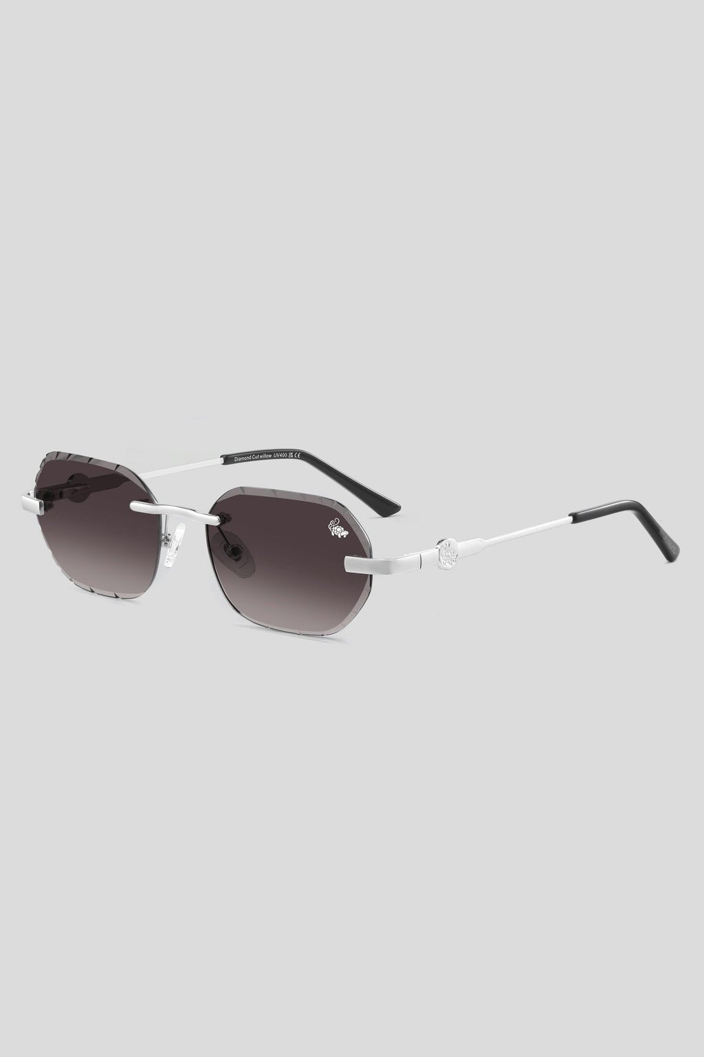Diamond Cut Willow Smoke | Silver