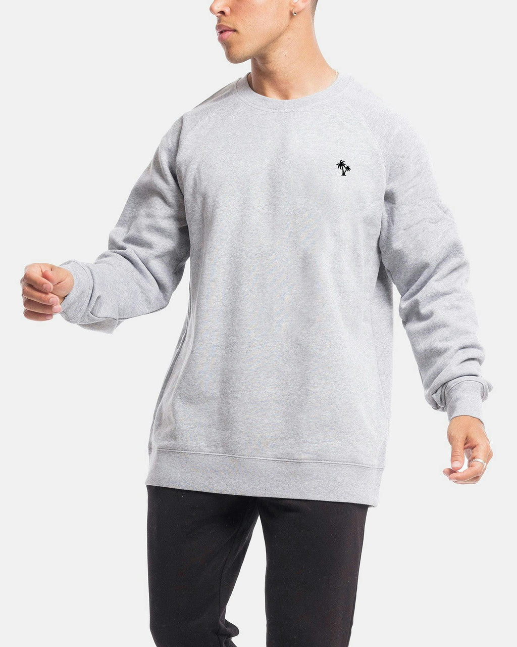 Palm Embroidery Crewneck