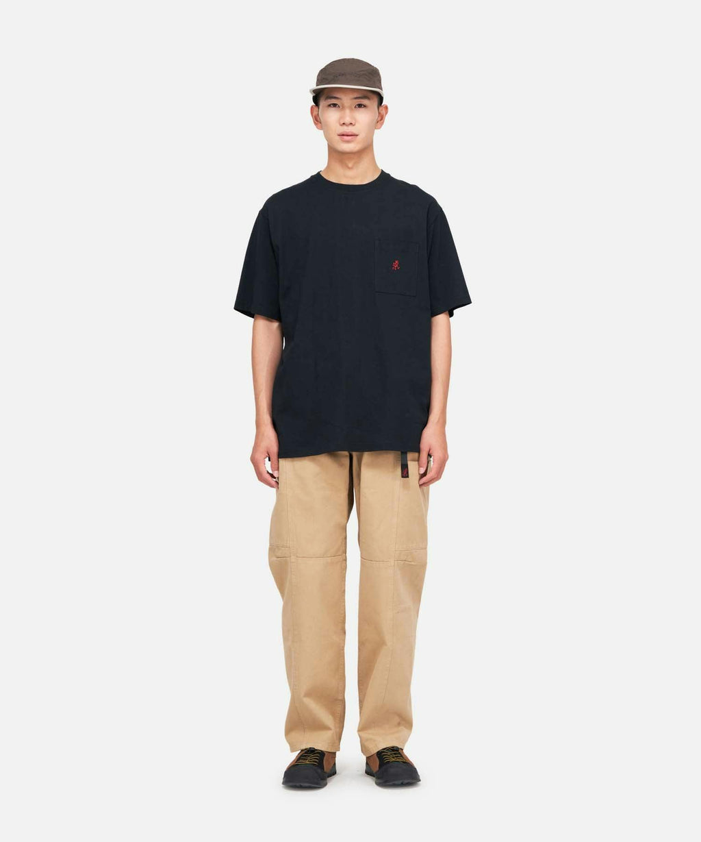 Gramicci One Point Pocket Tee in Vintage Black